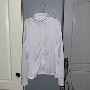 Size L White Active Jacket